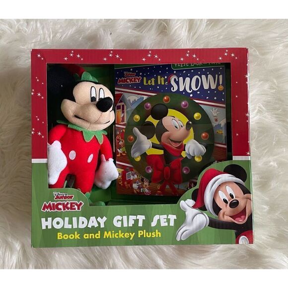 Book And Mickey Plush Holiday Gift Set - Picture 1 of 3